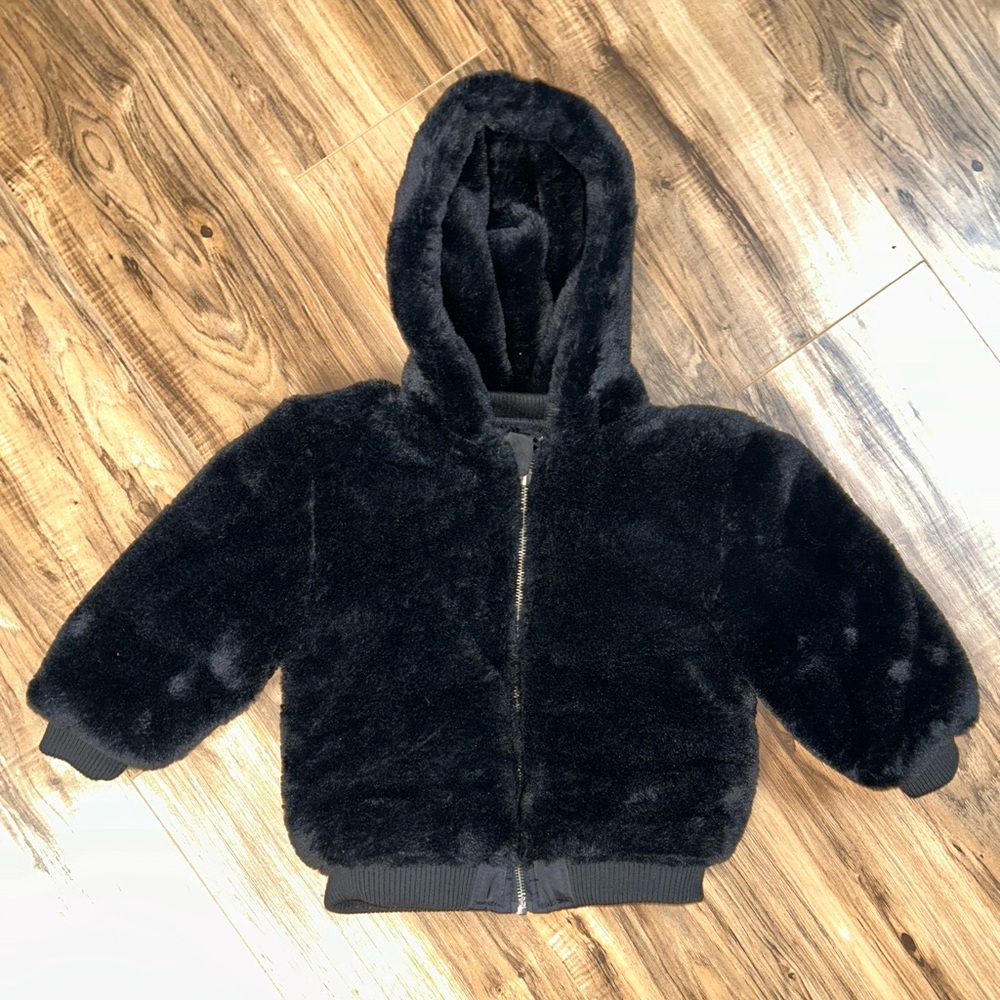 Kids Fashion Nova Reversible Faux Fur Coat
